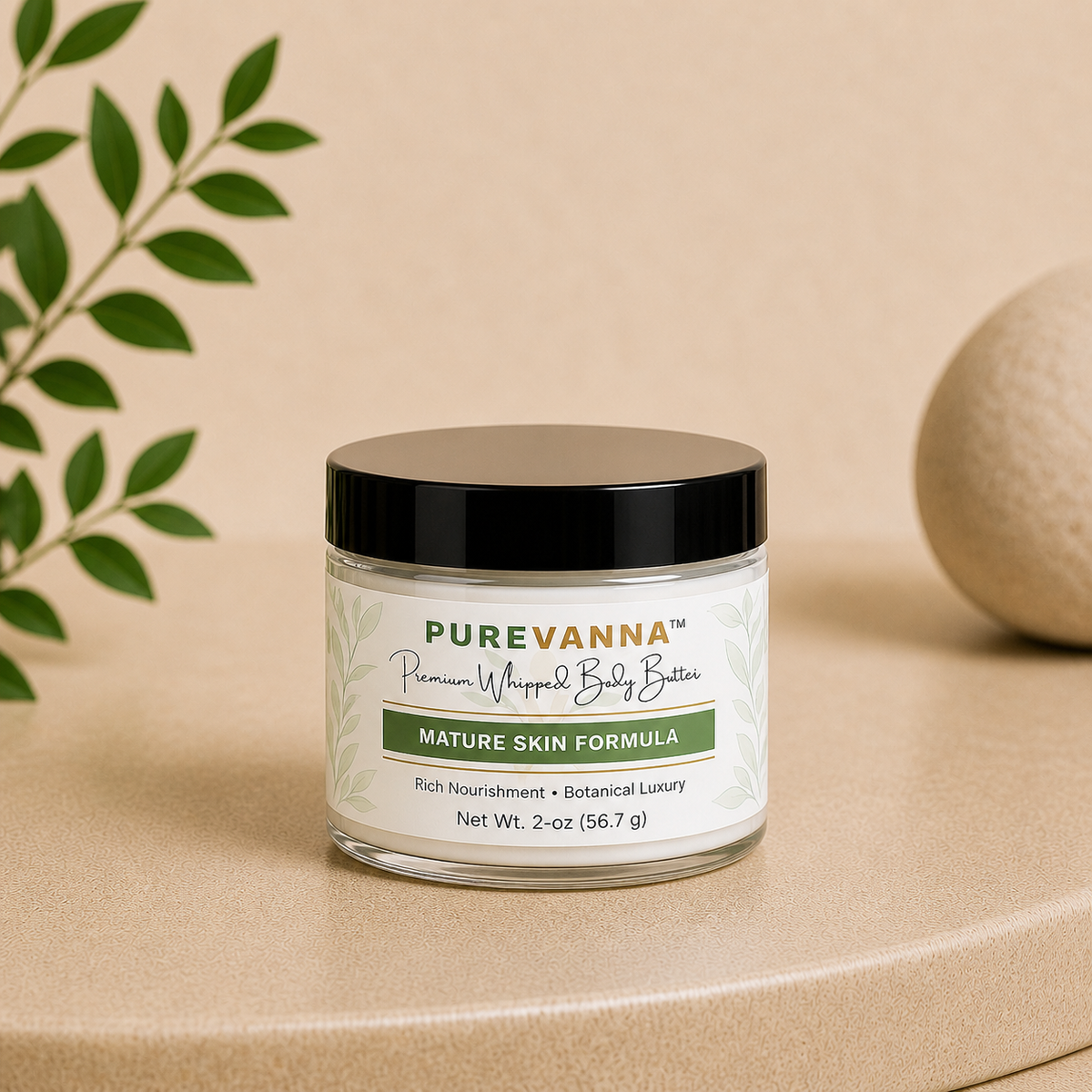 Purevanna Premium Whipped Body Butter - Mature Skin Formula