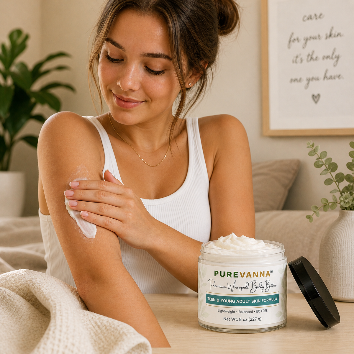 Purevanna Premium Whipped Body Butter - Teen & Young Adult Skin Formula