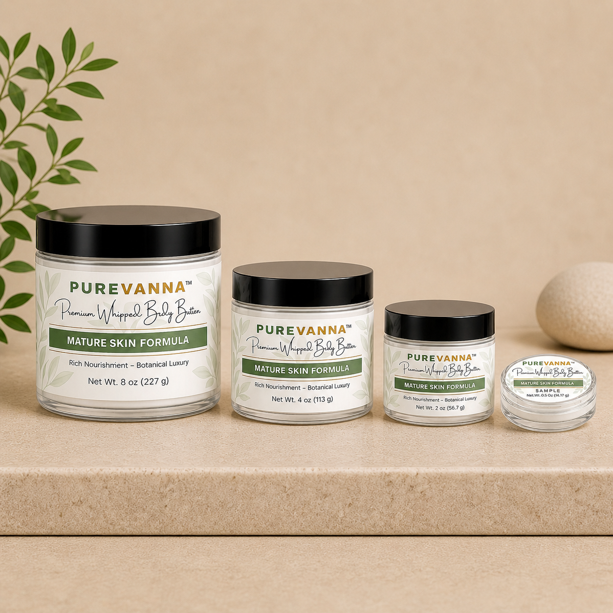 Purevanna Premium Whipped Body Butter - Mature Skin Formula