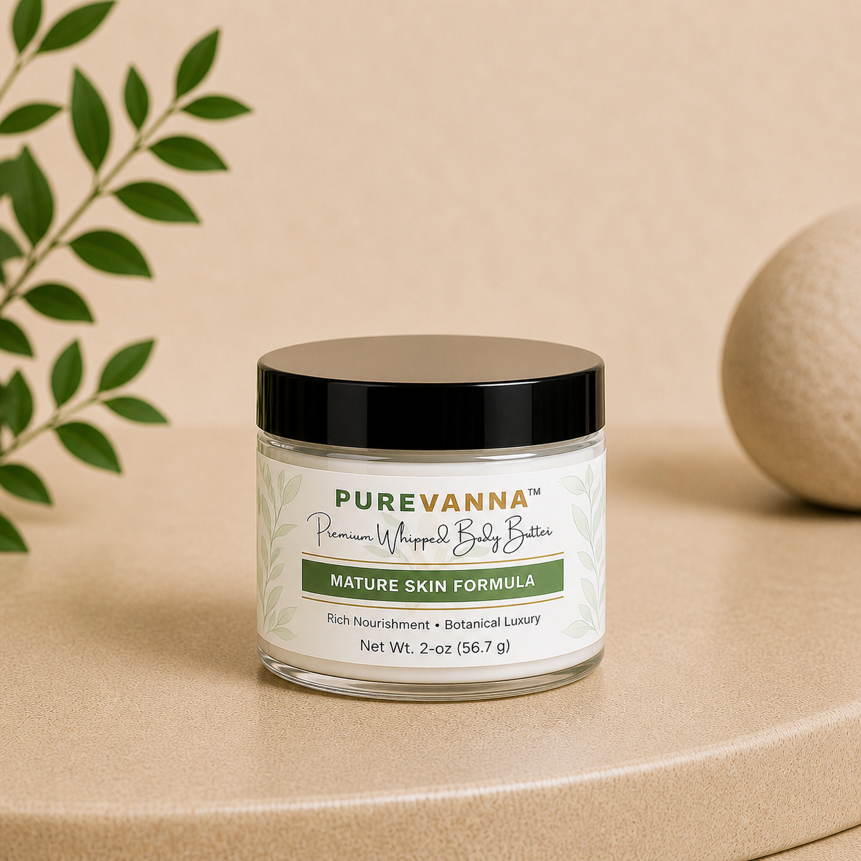 Purevanna Premium Whipped Body Butter - Mature Skin Formula