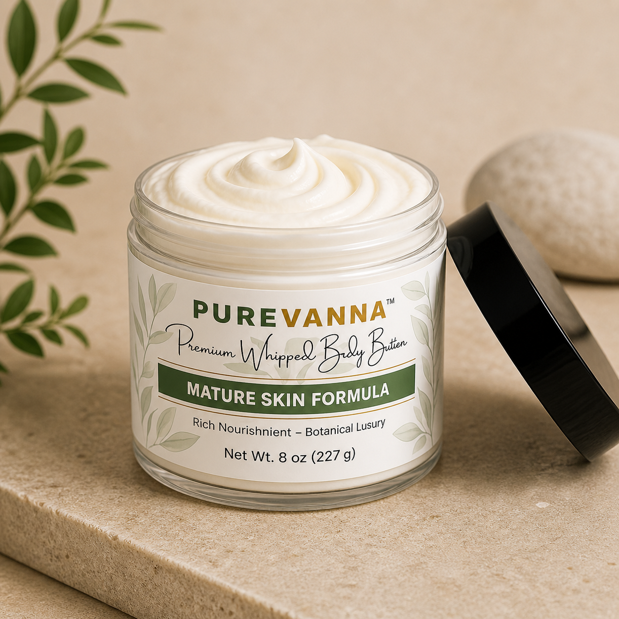 Purevanna Premium Whipped Body Butter - Mature Skin Formula
