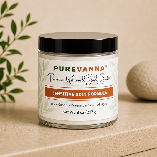 Purevanna Premium Whipped Body Butter - Sensitive Skin Formula