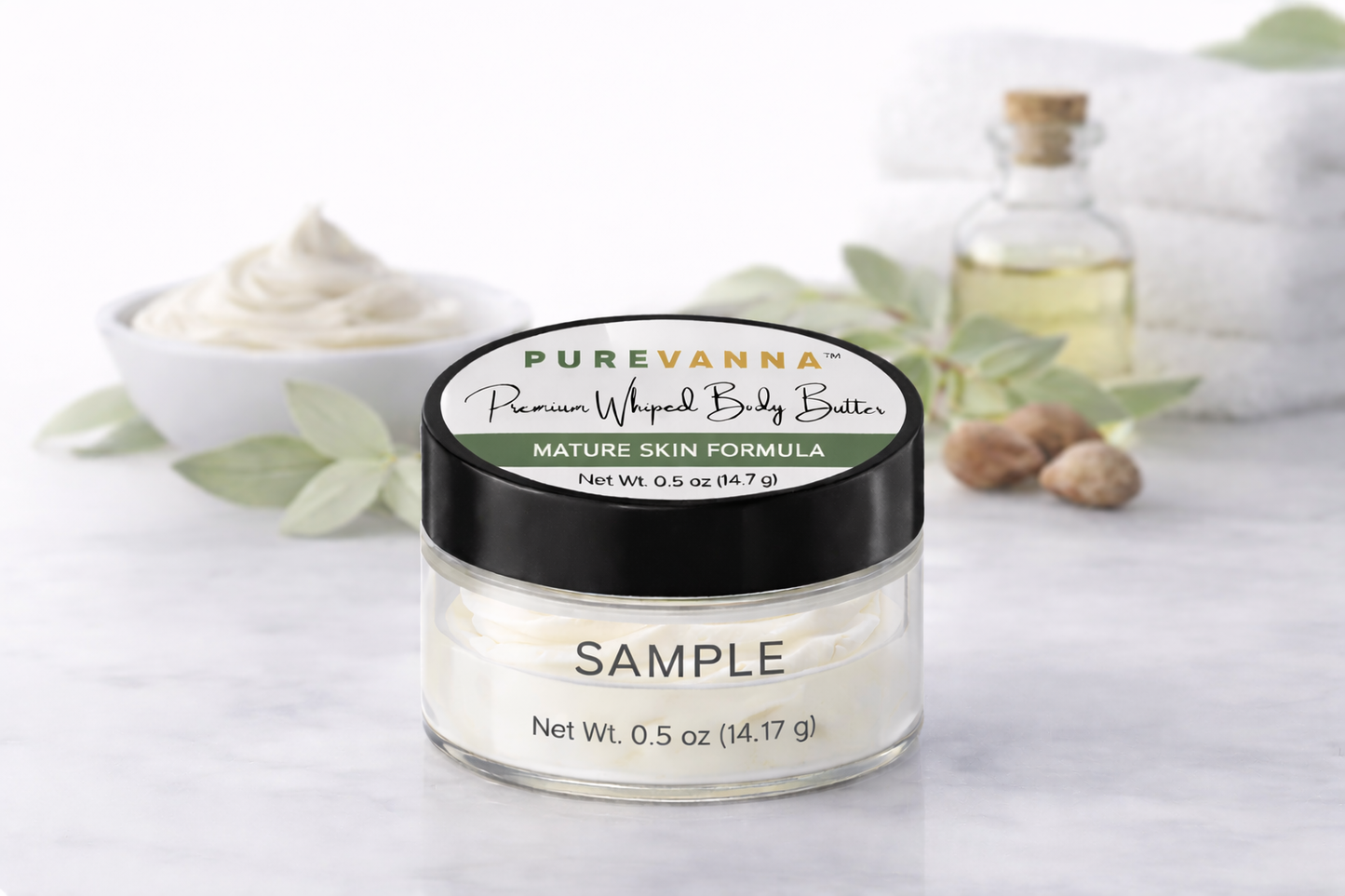 Purevanna Premium Whipped Body Butter - Mature Skin Formula